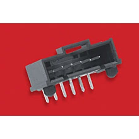 Molex Board Connector, 20 Contact(S), 1 Row(S), Male, Right Angle, 0.1 Inch Pitch, Solder Terminal,  705550019